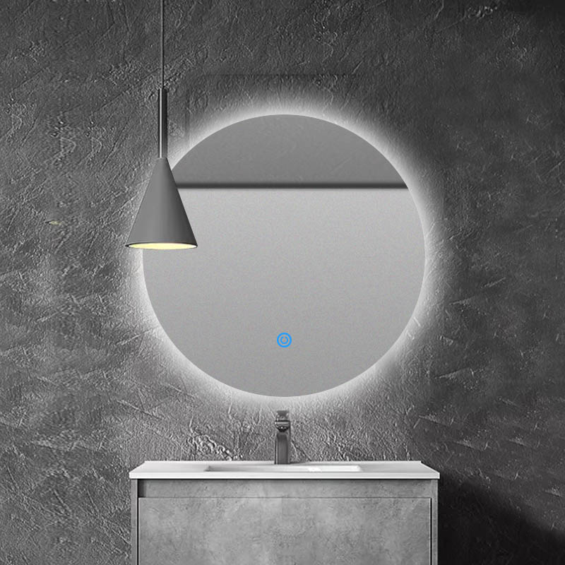 Touch Sensor Anti-Fog Bath Ronde LED-badkamerspiegel